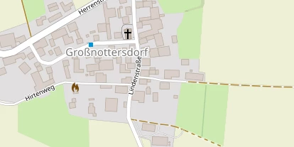 Pension auf Satellitenbild