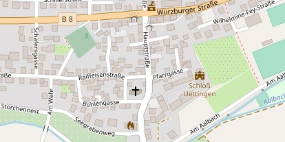 Pension auf Satellitenbild