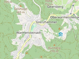 Pension auf Karte