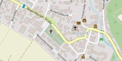 Pension auf Satellitenbild
