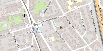 Pension auf Satellitenbild