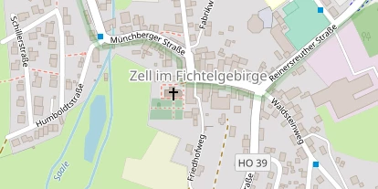 Pension auf Satellitenbild