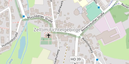 Pension auf Satellitenbild