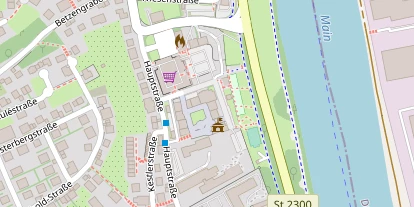 Pension auf Satellitenbild