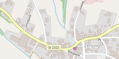 Pension auf Satellitenbild