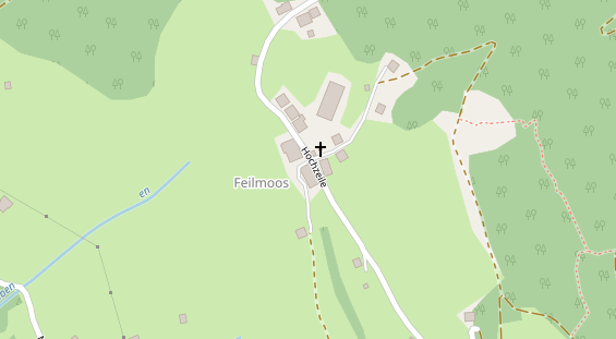 Pension auf Satellitenbild