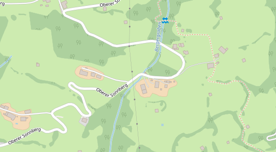 Pension auf Satellitenbild