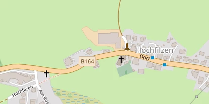 Pension auf Satellitenbild