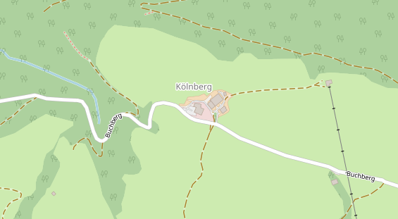 Pension auf Satellitenbild