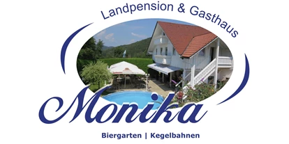 Pensionen - Frühstück: Frühstücksbuffet - Neukirchen vorm Wald - Logo - Landpension & Gasthaus Monika