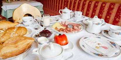 Pensionen - Frühstück: serviertes Frühstück - Telfes im Stubai - Gasthof Gröbenhof
