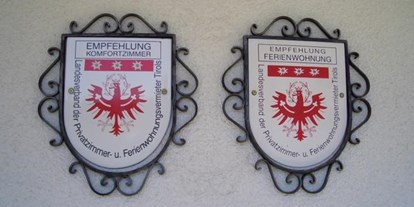 Pensionen - Terrasse - Ried im Zillertal - Gästehaus Burgi