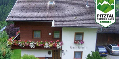 Pensionen - Restaurant - Langesthei - Haus Brigitte - wir sind Pitztal Sommer Card Partner - Haus Brigitte