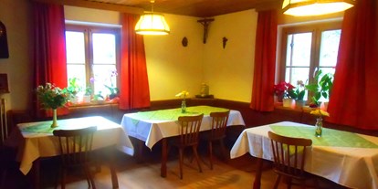 Pensionen - Kühlschrank - Lana (Trentino-Südtirol) - Frühstücksraum - Sackgut- Hof