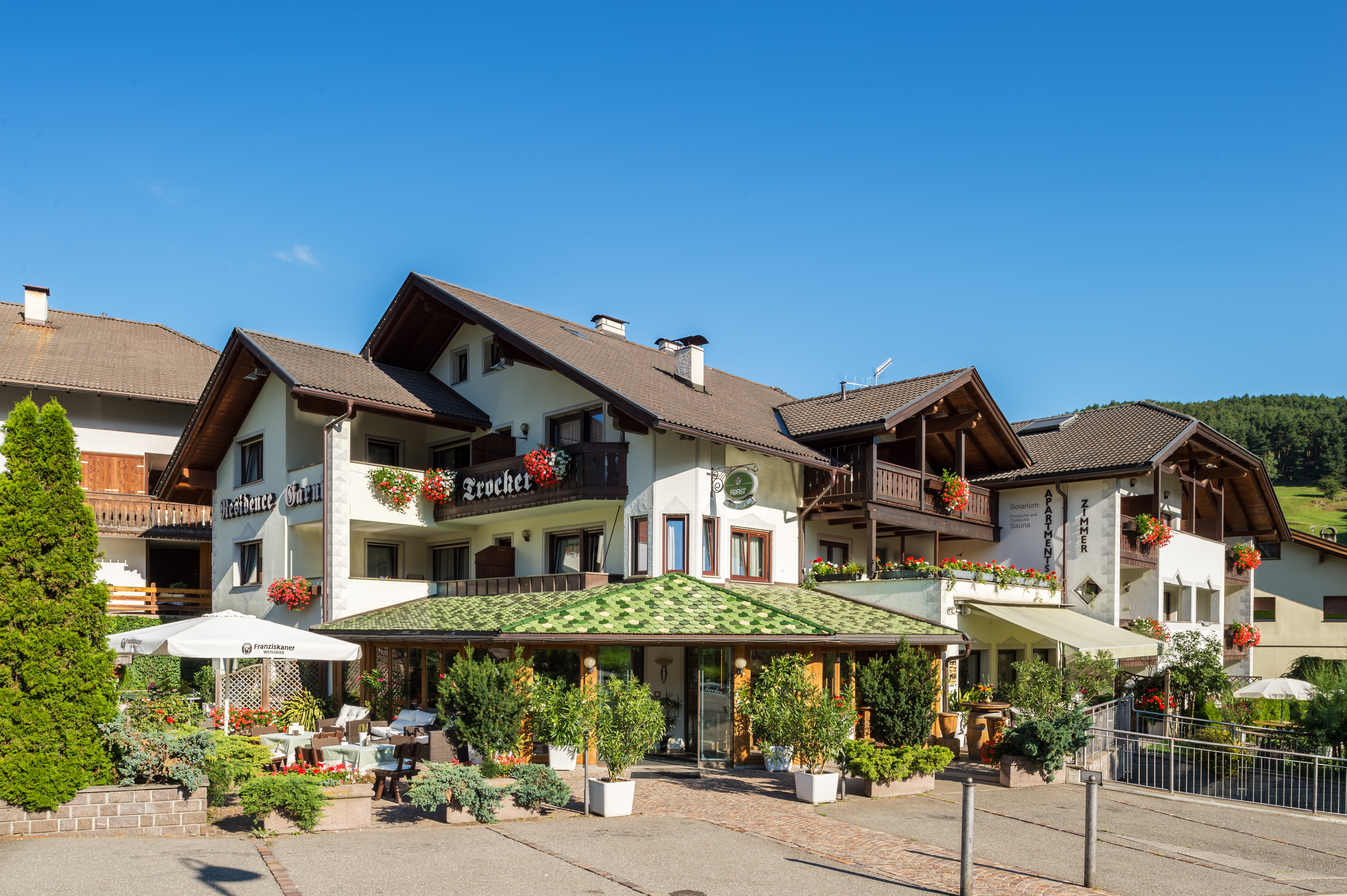 Frühstückspension - Residence Garni Trocker im Sommer - Residence Garni Trocker