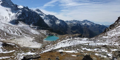 Pensionen - Balkon - Goldrain - Die Saldurseen im hintersten Matschertal sind die höchstgelegenen Gletscherseen Südtirols - BIO-Bauernhof Inner-Glieshof