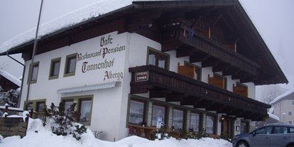 Pensionen - Terrasse - Saltaus - Gasthof - Pension Tannenhof