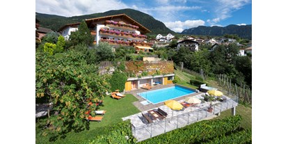 Pensionen - Terrasse - Lana (Trentino-Südtirol) - Haus mit Pool - Garni Appartement Nunnemairhof