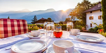Pensionen - weitere Verpflegungsmöglichkeiten: Nachmittagskaffee - Blumau (Trentino-Südtirol) - Pension Mitterhofer