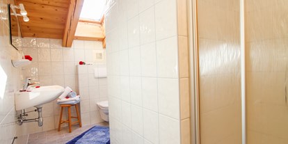 Pensionen - Kühlschrank - Lofer - Badezimmer und Toilette - Urlaubsparadies Liebmannhof