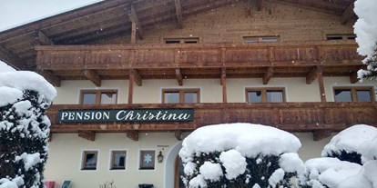 Pensionen - weitere Verpflegungsmöglichkeiten: Abendessen - Aschau (Aschau im Zillertal) - Sportpension Christina  - Winter - Sportpension Christina
