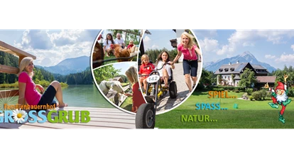 Pensionen - Umgebungsschwerpunkt: See - Oberösterreich - Sommer am Ferienhof Grossgrub - Ruhe, Lachen, Natur, Rein, Spiel, Spaß, Wandern, See - Ferienhof Grossgrub