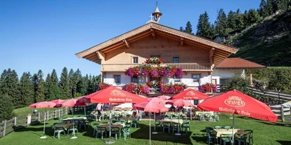 Pensionen - weitere Verpflegungsmöglichkeiten: Mittagessen - Habach (Bramberg am Wildkogel) - Berggasthof Tenn