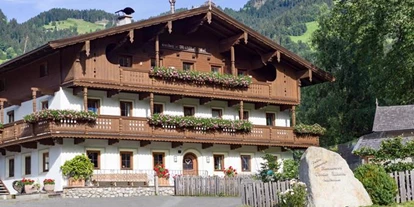Pensionen - Parkplatz: kostenlos bei der Pension - Kirchberg in Tirol - Biobauernhof Vordermühltalhof