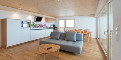 Pensionen - Umgebungsschwerpunkt: Berg - Bühl (Sonntag) - Küche/Wohnraum Alpenblick 3 - Haus Alpenblick