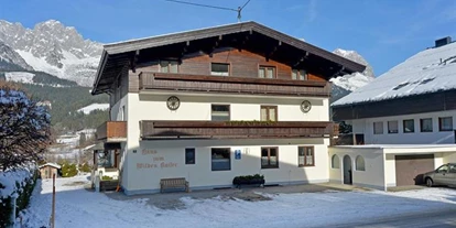 Pensionen - Parkplatz: kostenlos bei der Pension - Kirchberg in Tirol - Haus Zum Wilden Kaiser