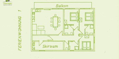 Pensionen - Kühlschrank - Kaprun - Wohnung 2 Imbachhorn 6-8 Personen  - Oberaigenhof Ferienwohnungen Kaprun 