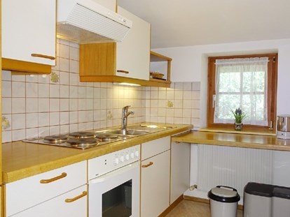 Pensionen - Umgebungsschwerpunkt: Fluss - Küche Appartement "1" - Haus Heidi