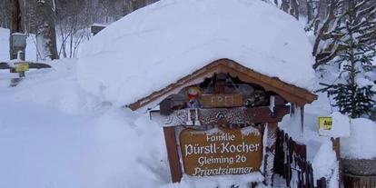 Pensionen - Skilift - Großsölk - Herzlich Willkommen - Gästehaus Pürstl-Kocher