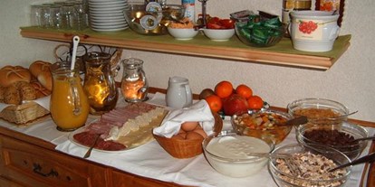 Pensionen - Frühstück: Frühstücksbuffet - Schladming Rohrmoos - Pension Felsenheim