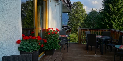 Pensionen - Umgebungsschwerpunkt: Berg - Steiermark - Terrasse Aufenthaltsraum - Dachsteinhof