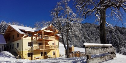 Pensionen - Umgebungsschwerpunkt: Fluss - Kärnten - Das neue Lärchenhaus - Historischer Bauernhof Schabus