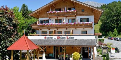 Pensionen - weitere Verpflegungsmöglichkeiten: Abendessen - Kirchbichl - Gasthof Zum Wilden Kaiser