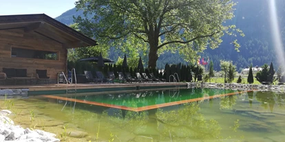 Pensionen - Ried im Zillertal - Die Naturoase mit Naturbadeteich, Hüttensauna uvm. - Hotel Garni Birkenhof & Apartments Rosenhof