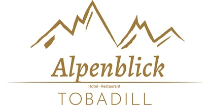 Pensionen - weitere Verpflegungsmöglichkeiten: Abendessen - Hinterellenbogen - Logo - Gasthof Alpenblick