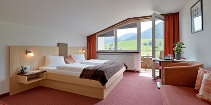 Pensionen - Umgebungsschwerpunkt: Fluss - Kuschelzimmer Bergblick  - Hotel Garni Tirol im Kaiserwinkel
