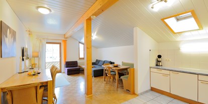 Pensionen - Skiverleih - Damüls - App.3 DG, Nordbalkon, 76 m², 2 Schlafzimmer, 1 Dusche/WC - Appartements Lenzikopf