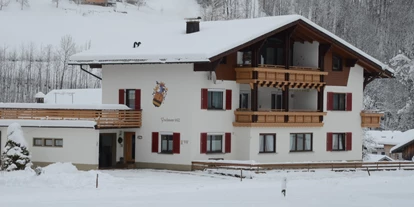 Pensionen - Skilift - Dünserberg - Winterbild 300 m zum Skilift. Sie brauchen kein Auto! - Gästehaus Manuela Puchmayr