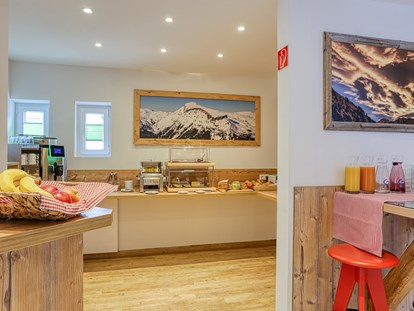 Pensionen - Restaurant - Wald am Arlberg - Teil des Frühstücksbuffets - DAS KLEEMANNs