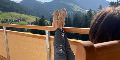Pensionen - Umgebungsschwerpunkt: Berg - Damüls - Aussicht von den Balkonen - Alpin - Studios & Suites