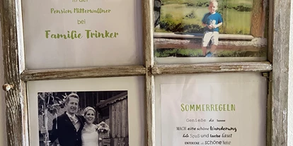 Pensionen - Garten - Gröbming - Frühstückspension Mitterwallner Familie Trinker