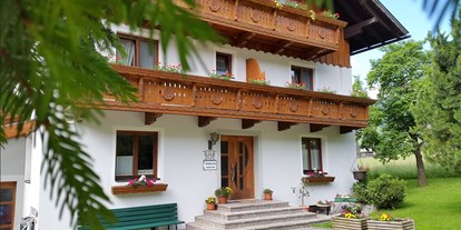 Pensionen - Terrasse - Schörstadt - Haus von der Nordseite - Gästehaus Ortner