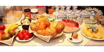 Pensionen - WLAN - Mützens - unser reichhaltiges Frühstücksbuffet - Haus Sarah