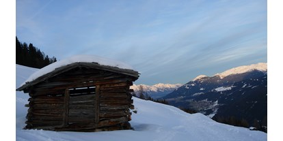 Pensionen - Terrasse - Niederthai - Kaserstatt Schneeschuhwanderung 2012 - Haus Sarah