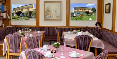 Pensionen - Restaurant - Dürnvellach - Unser gemütlich eingerichteter Frühstücksraum - Frühstückspension Golker