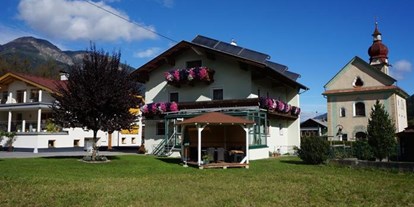 Pensionen - Terrasse - Wiesen/Pfitsch - Haus Christine